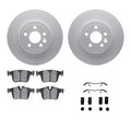 Dynamic Friction Co 4312-11022, Geospec Rotors with 3000 Series Ceramic Brake Pads includes Hardware, Silver 4312-11022